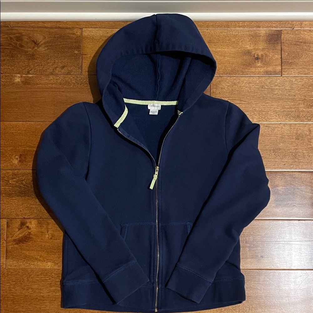 Girl’s Crewcuts Navy Zip-Up Hoodie